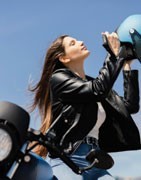 motorcycle woman clothes curvy  and plus size 